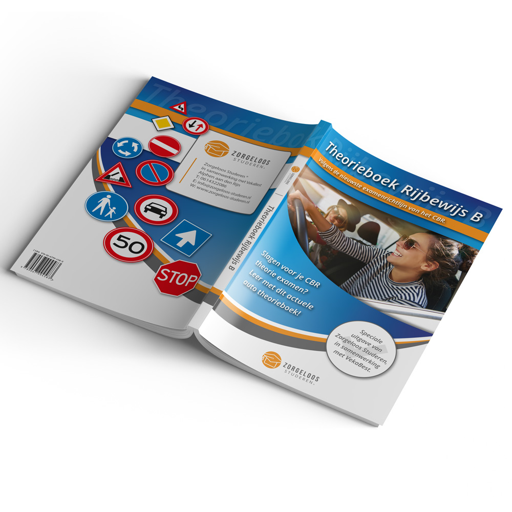 Buitenzijde Auto Rijbewijs Boek 2025 - Zorgeloos Studeren