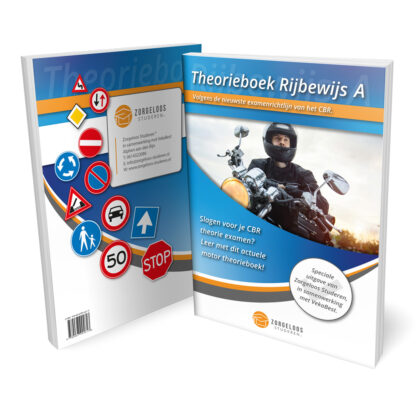 Beste Motor Theorieboek 2025 Rijbewijs A - Zorgeloos Studeren - Motorrijbewijs Boek