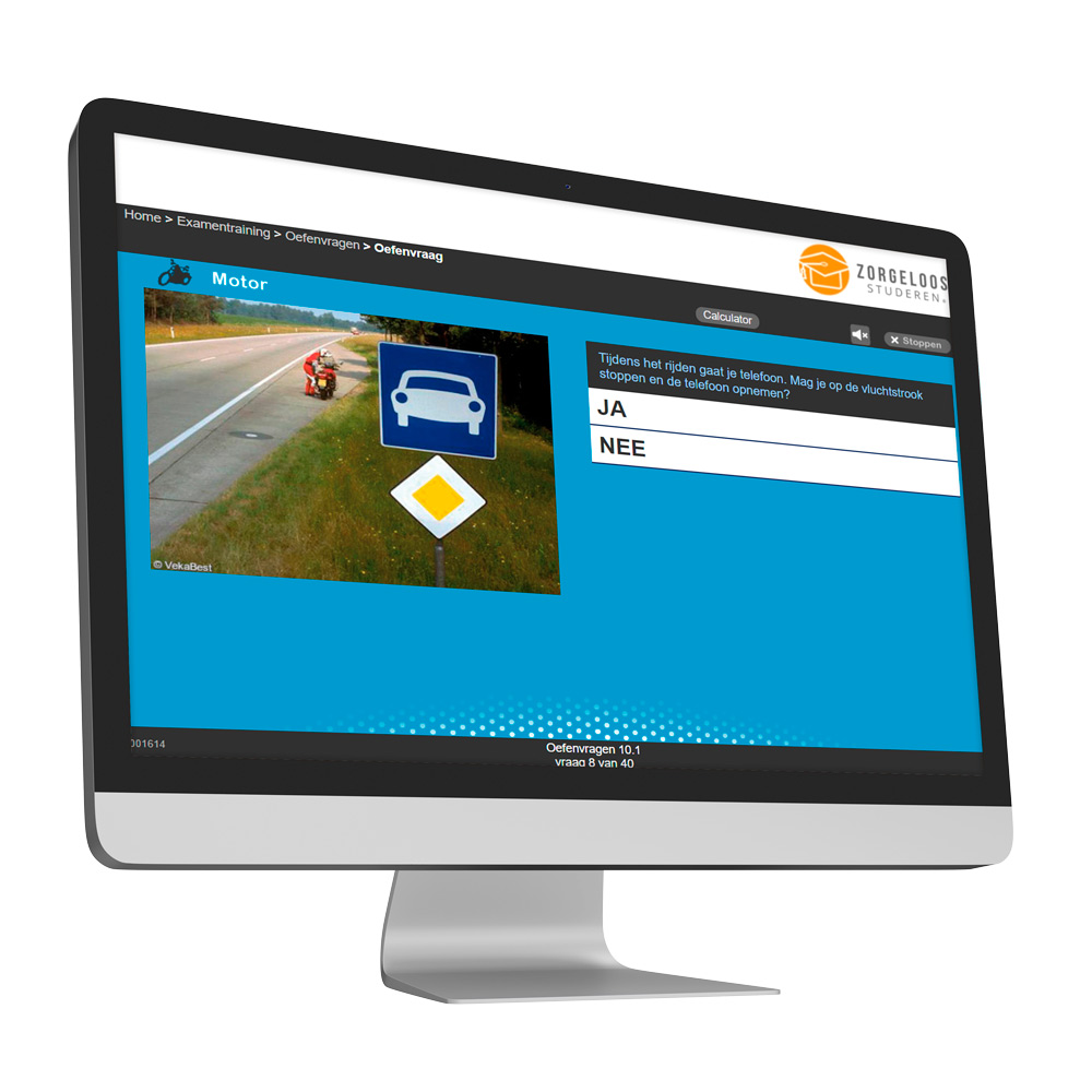 1600 Motor Theorie Oefenvragen - 1 Maand Onbeperkt Oefenen - VekaBest