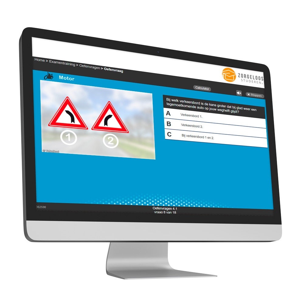 1600 Motor Theorie Oefenvragen - 1 Maand Onbeperkt Oefenen - VekaBest