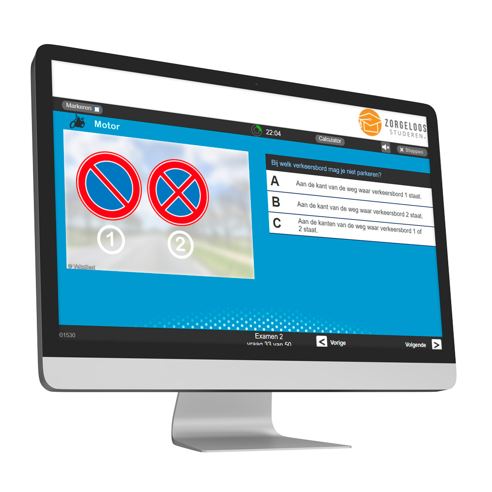 1600 Motor Theorie Oefenvragen en 50 Examens - 3 Maanden Onbeperkt Oefenen - VekaBest