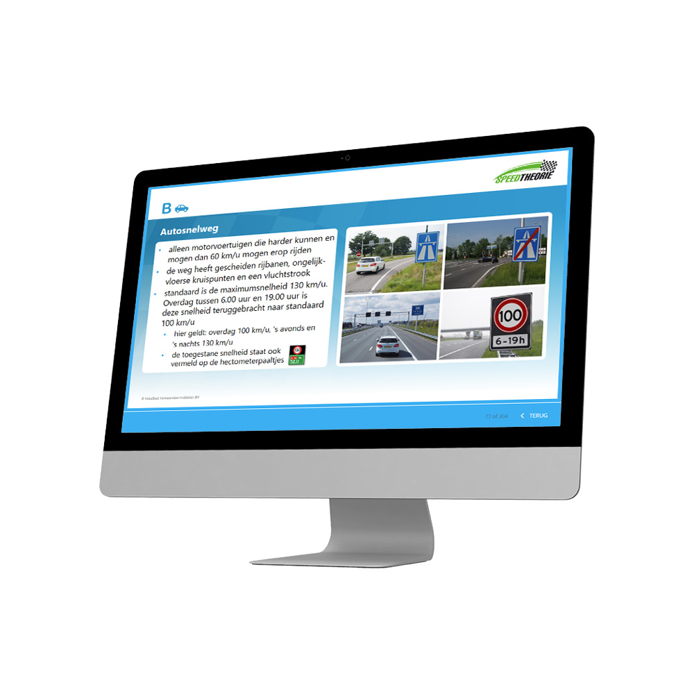Auto Speed Theorie Cursus - High Speedtheorie - Maand of Maanden Onbeperkt Online Leren - VekaBest