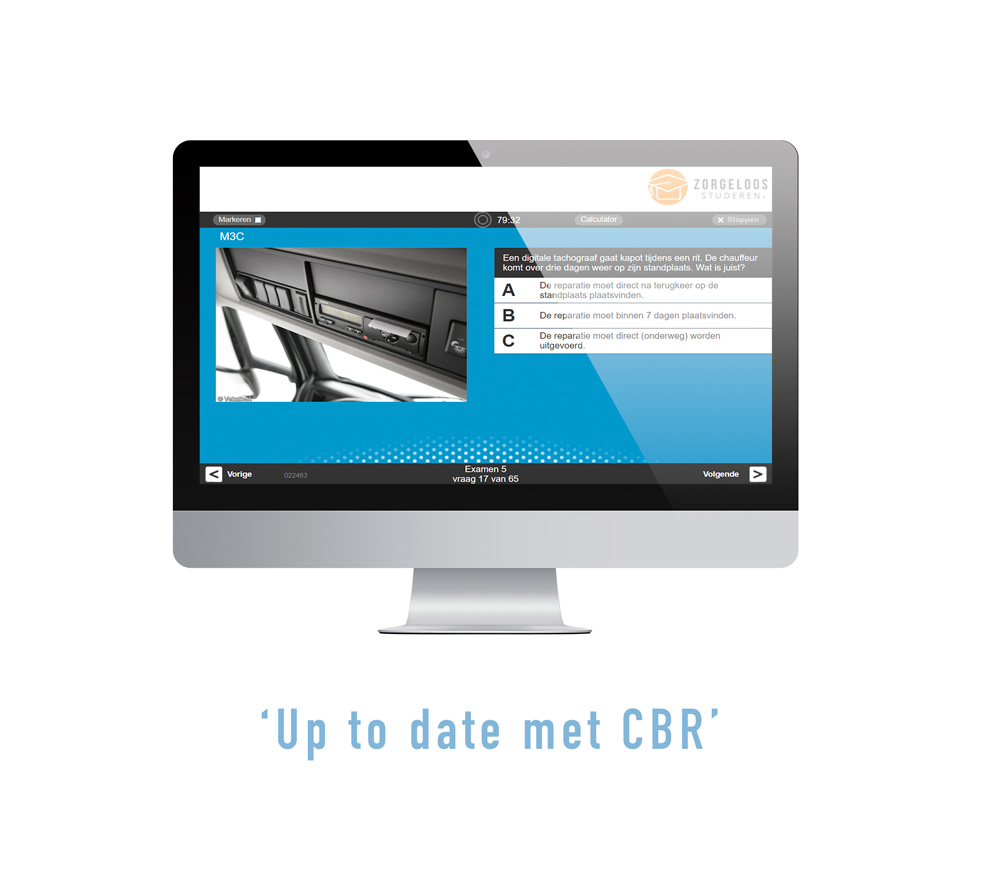 Vrachtauto Theorie Examen Oefenen - VM3-C - Vrachtwagen