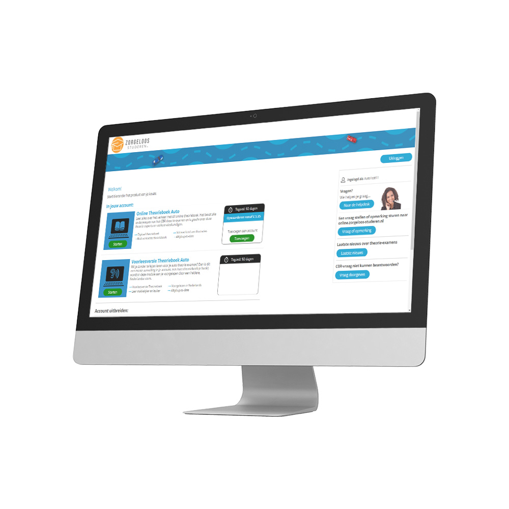 Online Auto Theorieboek of Voorleesboek - Rijbewijs B