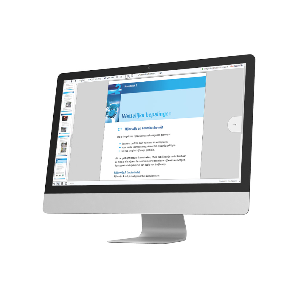 Online Auto Voorleesboek - Screen 1 - Rijbewijs B