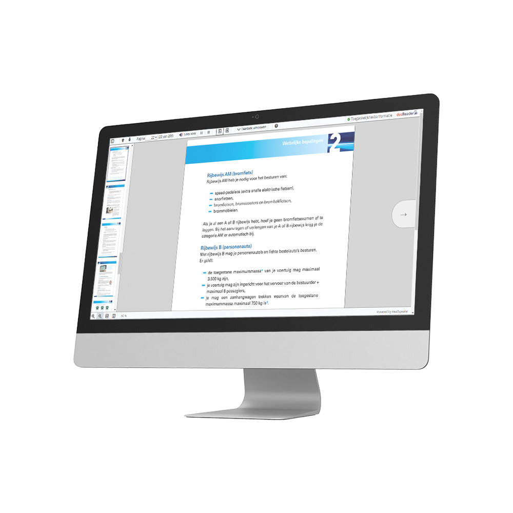 Online Auto Voorleesboek - Screen 2 - Rijbewijs B