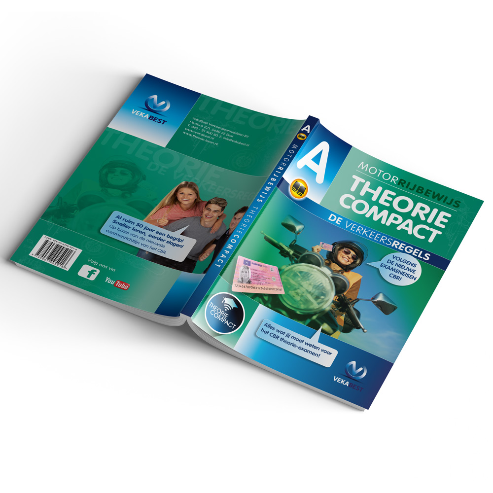 Motor Theorieboek 2025 Compact - Buitenzijde - VekaBest
