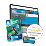 Motor Theorieboek Compact 2025 met 3 Maanden Onbeperkt Oefenen - 1600 Oefenvragen en 50 Examens