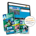 Motor Theorieboek Compact 2025 met 3 Maanden Onbeperkt Oefenen - 1600 Oefenvragen en 50 Examens - CBR Infoboek en Bordenboek