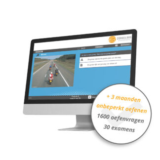Motor Theorieboek 2025 Rijbewijs A met 3 Maanden Onbeperkt Oefenen - 1600 Examenvragen en 30 Theorie Examens