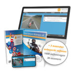 Motor Theorieboek 2025 met 3 Maanden Onbeperkt Oefenen - 1600 Oefenvragen en 30 Examens