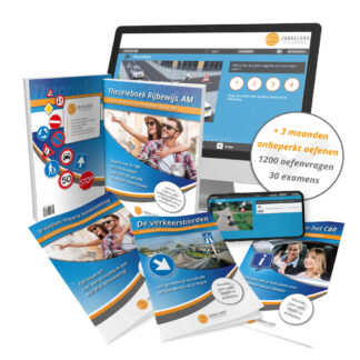 Scooter Theorieboek 2025 met Theorie Samenvatting, 1200 Oefenvragen en 30 Oefenexamens, CBR Informatie en Verkeersborden - Zorgeloos Studeren - Bromfiets, Brommer, Speed Pedelec, Brommobiel