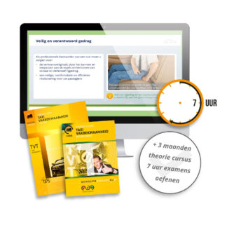 Taxi Theorie Boek 2025 met Online Cursus en 7 Uur Examens Oefenen - Taxi Vakbekwaamheid Theorie (TVT) Examen - VTO Vervoer & Logistiek