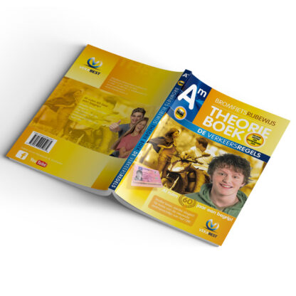 Buitenzijde Bromfiets Theorie Boek 2025 - Rijbewijs AM - VekaBest - Brommer, Bromfiets, Scooter, Speed Pedelec