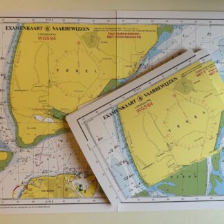 Examenkaart Vaarbewijs 2 - Cursusboek Klein Vaarbewijs - Examenkaart B Marsdiep